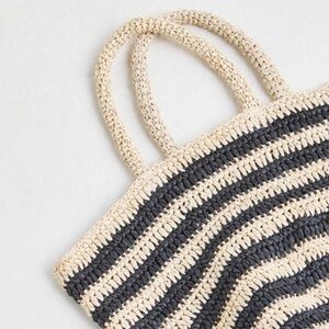 sale | splendid | oversized raffia stripe tote